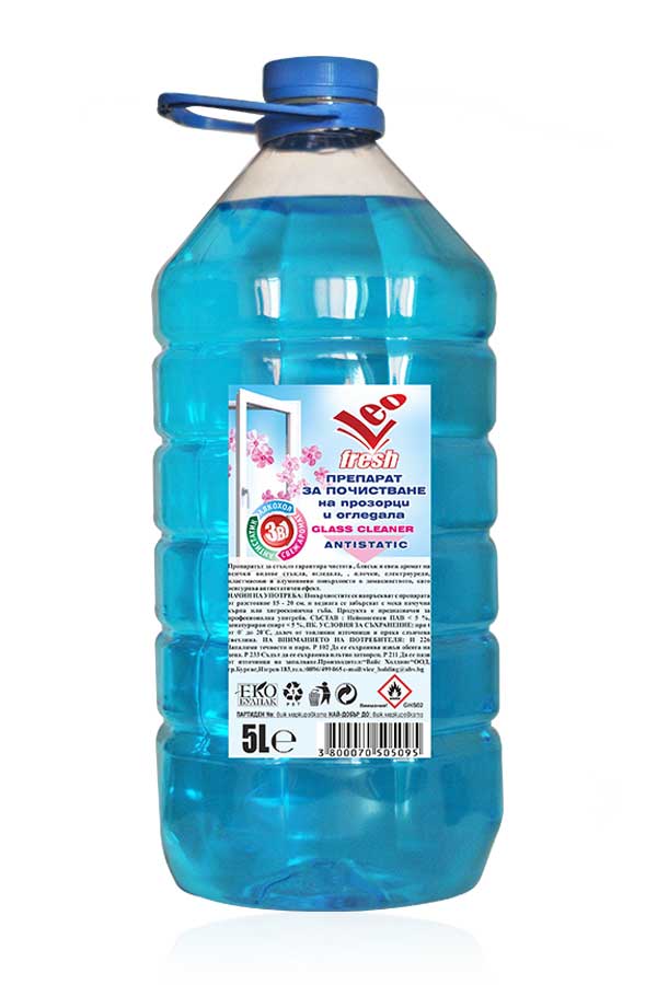 Лео Фреш за стъкла 5 литра