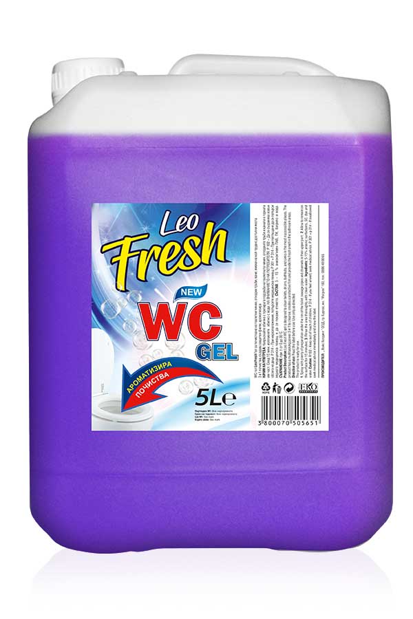 Лео  фреш WC гел 5 л.