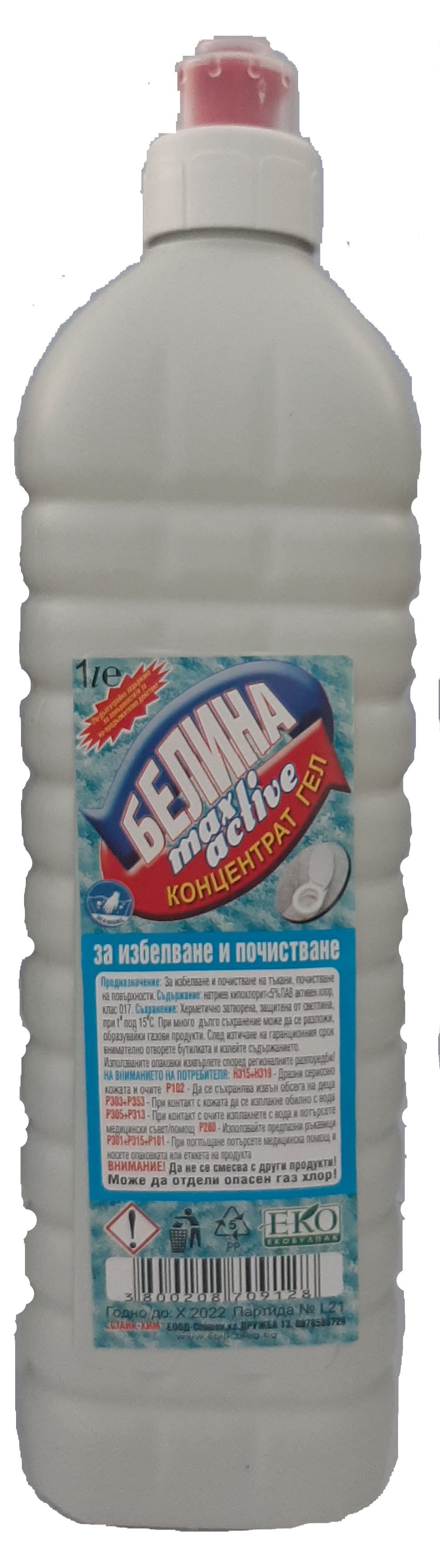 Белина гел МАХ 1л./12 бр/стек